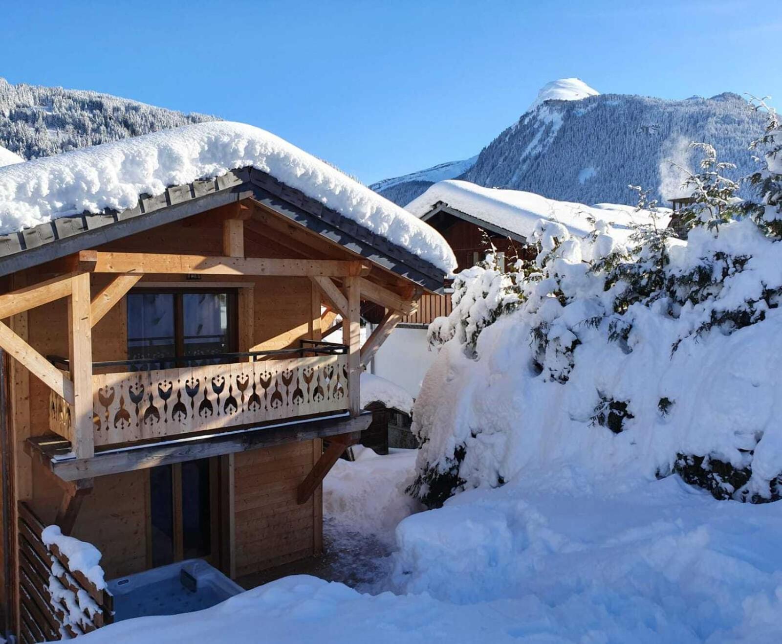 Chalet Delphinette - Spa Privatif Morzine Bagian luar foto